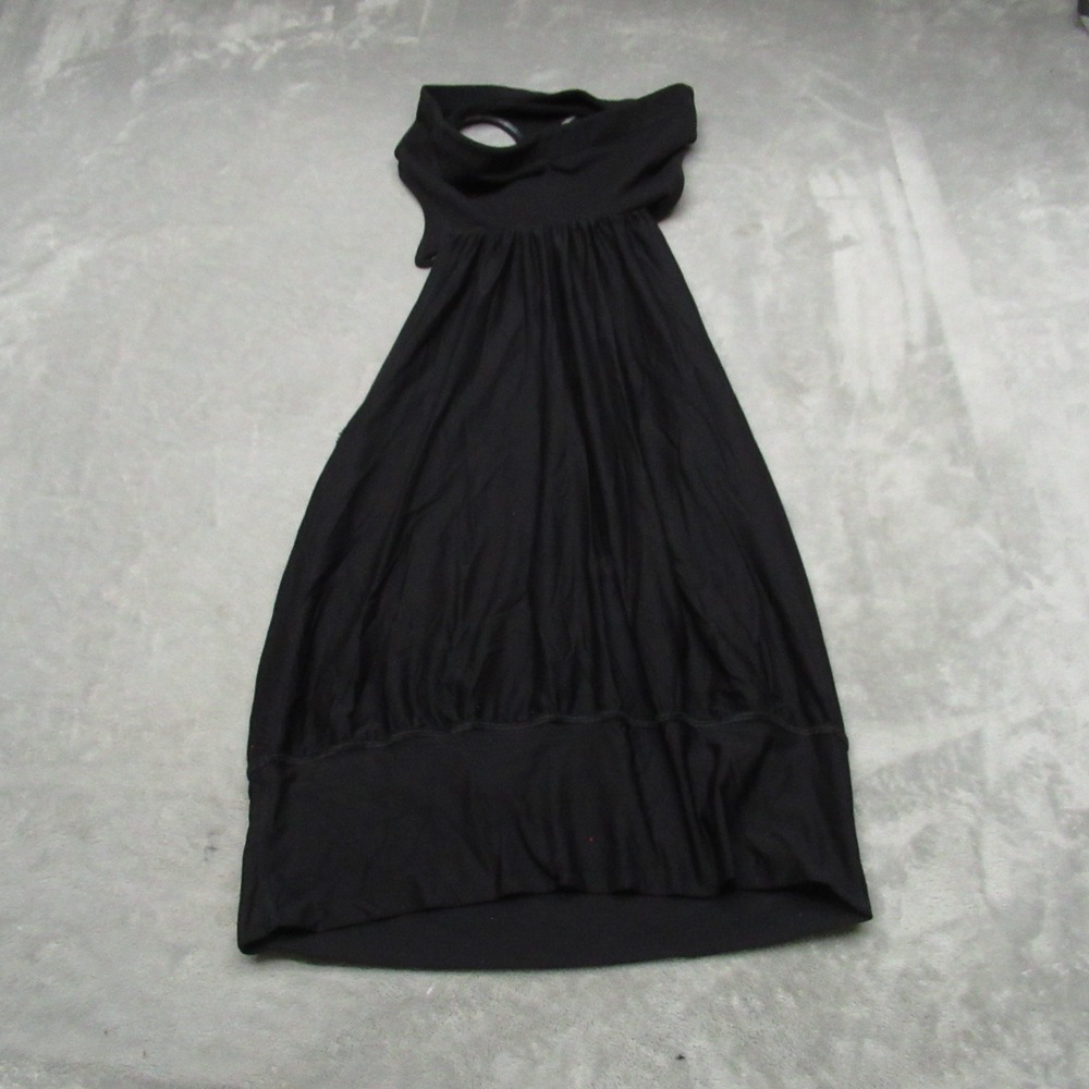 Lululemon Mini Dress‎ Women 4 Black Sleeveless Racerback Draped Stretch Athletic